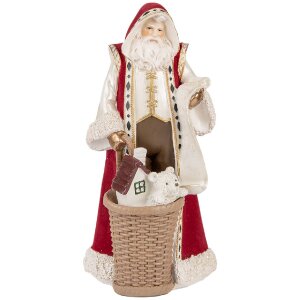 Clayre & Eef Фигурка Санта Клаус 15x14x29 см...