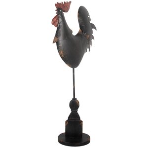Clayre & Eef Декорация Петух 33x12x64 см
