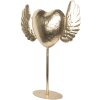 Clayre & Eef Декоративное сердце 38x11x47 см Gold