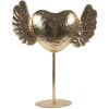 Clayre & Eef Декоративное сердце 38x11x47 см Gold