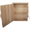 Clayre & Eef 6H2431 Ключниця 24x7x30 см коричнево-біла