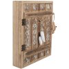 Clayre & Eef 6H2431 Ключниця 24x7x30 см коричнево-біла