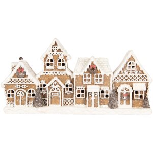Clayre & Eef Декорація будиночків 25x6x13 см...