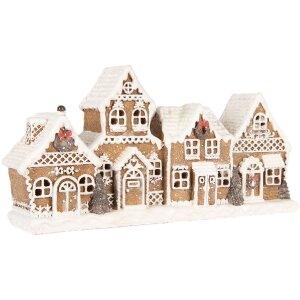 Clayre & Eef Декорація будиночків 25x6x13 см...