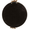 Clayre & Eef 62S340M Дзеркало 17x2x20 см Чорно-золоте