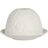 Clayre & Eef 6CE2209 Свічник для чайних свічок білий Ø 12x8 см