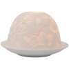 Clayre & Eef 6CE2209 Свічник для чайних свічок білий Ø 12x8 см