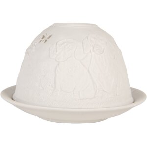 Clayre & Eef 6CE2211 Подсвечник фарфоровый Ø...