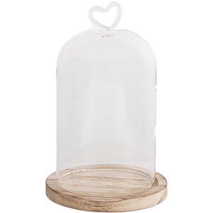 Clayre & Eef Стеклянная колокольница 12x19 см