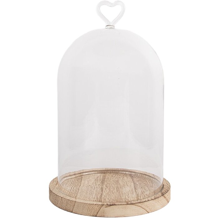 Clayre & Eef 6GL5360 Скляна банка Ø 14x22 см