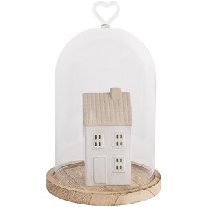 Clayre & Eef 6GL5360 Скляна банка Ø 14x22 см