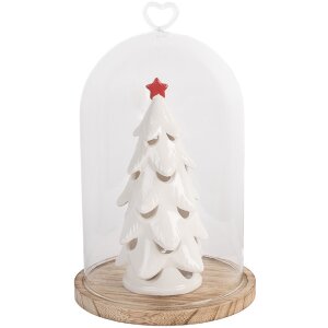 Clayre & Eef 6GL5361 Стеклянный колпак 17x27 см