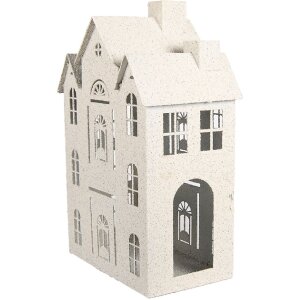 Clayre & Eef Декор Дом 26x16x40 см Бежевый