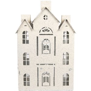 Clayre & Eef Декор Дом 26x16x40 см Бежевый
