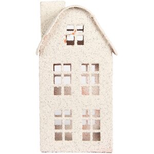 Clayre & Eef Декор Дом 14x14x26 см Бежевый