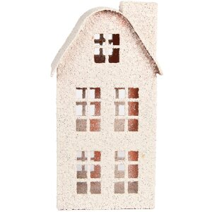 Clayre & Eef Декор Дом 14x14x26 см Бежевый