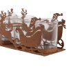 Clayre & Eef 6Y5937 Свічник Різдвяні сани 25x8x8 см