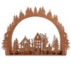Clayre & Eef 6Y5939 Свічник Різдвяна сцена 32x9x23 см коричневий