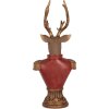 Clayre & Eef Декоративна бюста оленя 16x14x36 см