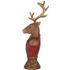 Clayre & Eef Декоративна бюста оленя 16x14x36 см