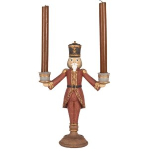 Свічник Лускунчик 21x9x30 см Clayre & Eef