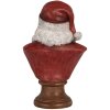 Clayre & Eef 6PR5398 Декоративний бюст Санта Клауса 18x12x30 см