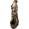 Clayre & Eef 6PR5590 Декорація Санта Клаус 24x17x47 см Червоний та Золотистий