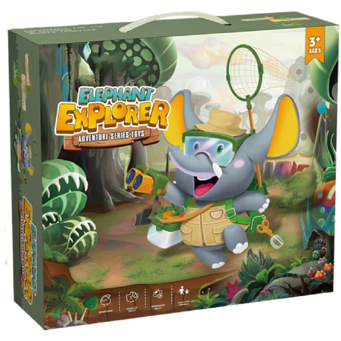 Byomic Kids Explorer Набір дослідника – 28 частин помаранчевий
