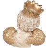 Clayre & Eef Ангел Декоративный 21x12x22 см Бежево-Золотой