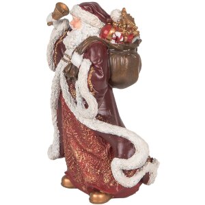 Clayre & Eef Декорація Санта Клаус 15x11x20 см