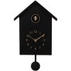 Clayre & Eef Настінний годинник 6KL0838Z 20x10x26 см Чорний