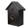Clayre & Eef Настінний годинник 6KL0838Z 20x10x26 см Чорний