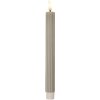 Clayre & Eef 6CA0002G Набір LED-свічок 2 шт Ø2x25 см Сірі
