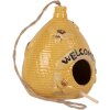 Clayre & Eef 6CE2321 Декоративный скворечник Ø 11x14 см Желтый