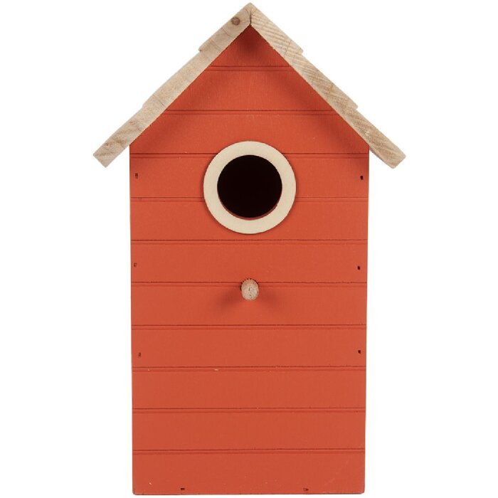 Clayre & Eef 6H2442 Скворечник 15x10x22 см Красно-коричневый