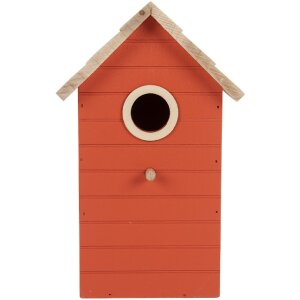 Clayre & Eef 6H2442 Скворечник 15x10x22 см Красно-коричневый