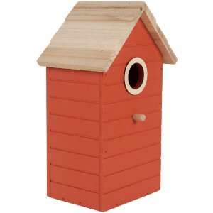 Clayre & Eef 6H2442 Скворечник 15x10x22 см Красно-коричневый
