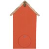 Clayre & Eef 6H2442 Скворечник 15x10x22 см Красно-коричневый