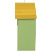 Clayre & Eef Скворечник 15x10x22 см Зеленый и Желтый