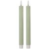 Clayre & Eef 6CA0002GR Набір LED-свічок 2 шт Ø2x25 см