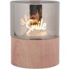Clayre & Eef LED свічник 8x10 см 3xAAA
