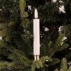 Clayre & Eef 6CA0008 Набір LED-свічок 10 шт Ø 2x14 см Білі