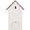 Clayre & Eef 6H2452 Пташиний будиночок 15x10x22 см біло-рожевий