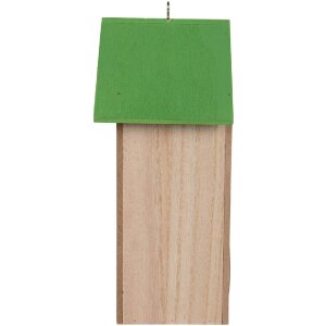 Clayre & Eef 6H2453 Пташиний будиночок 14x10x23 см біло-зелений