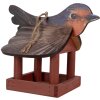 Clayre & Eef Домик для птиц 17x25x21 см, Красно-коричневый