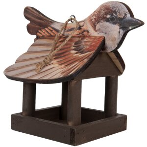 Clayre & Eef 6H2456 Будиночок для птахів 17x25x21 см...