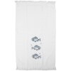 Clayre & Eef CT034 Гостевое полотенце 40x66 см бело-синее