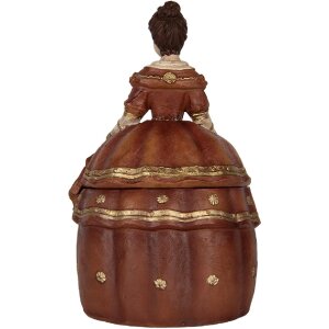Clayre & Eef Frau Шкатулка для украшений 19x16x29 см Красная