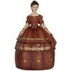 Clayre & Eef Frau Шкатулка для украшений 19x16x29 см Красная
