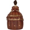 Clayre & Eef Frau Шкатулка для украшений 19x16x29 см Красная